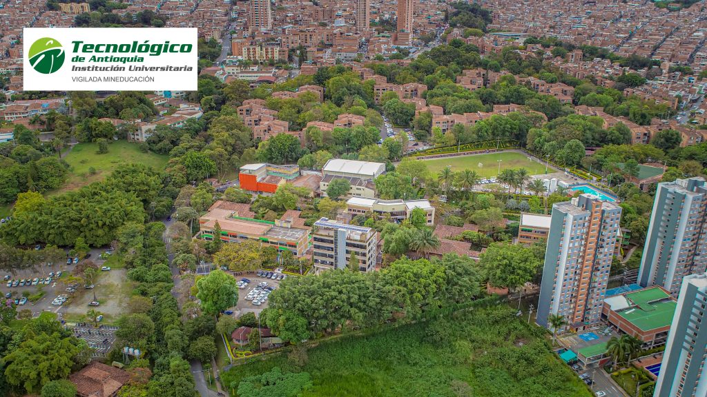 Arial photo of TdeA campus Colombia